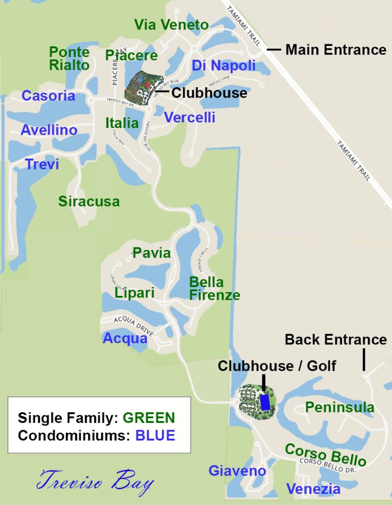 Treviso Bay Naples FL Real Estate Map - Find Your Dream Home with a Realtor.